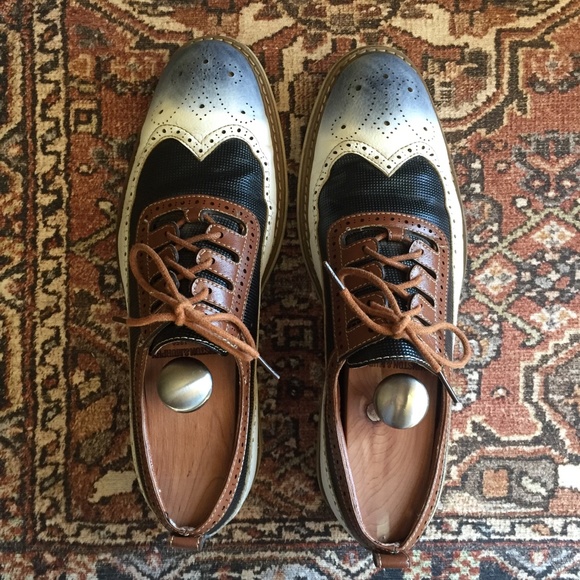 Multi-textured Wingtip Oxfords Ferro Aldo - Picture 4 of 9
